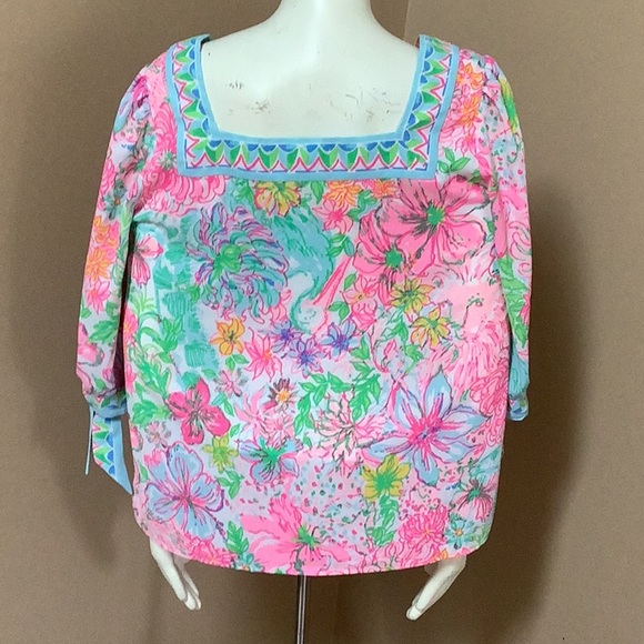 Lilly Pulitzer Madge Top, size L - Picture 6 of 9